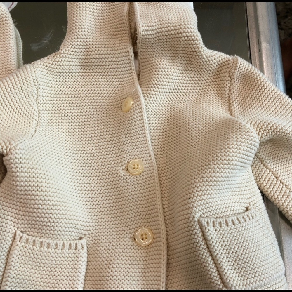 6-12 month Gap Knitted jacket & pant Bundle